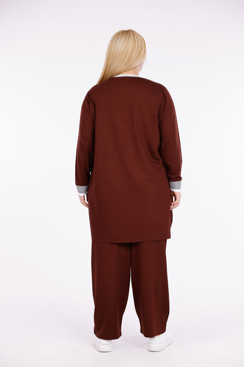 ADN Kalima Cotton Set Brown
