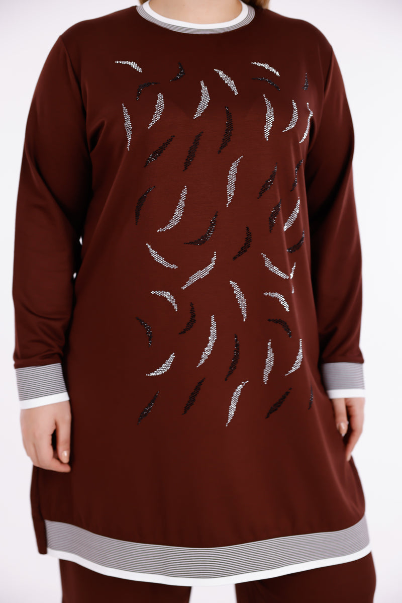 ADN Kalima Cotton Set Brown