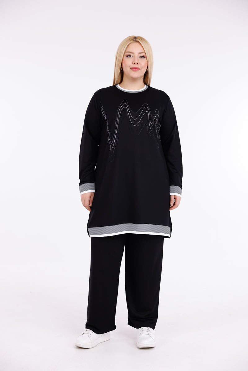 ADN Aliza Cotton Set Black