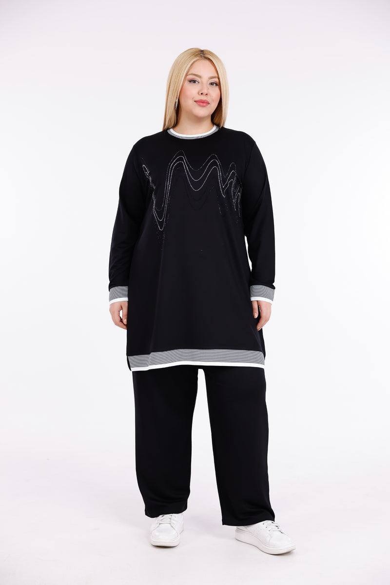 ADN Aliza Cotton Set Black