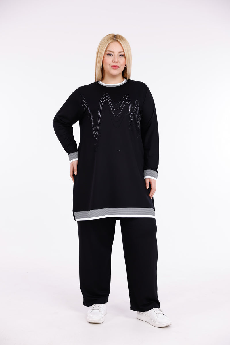 ADN Aliza Cotton Set Black