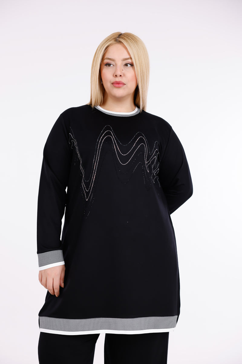 ADN Aliza Cotton Set Black