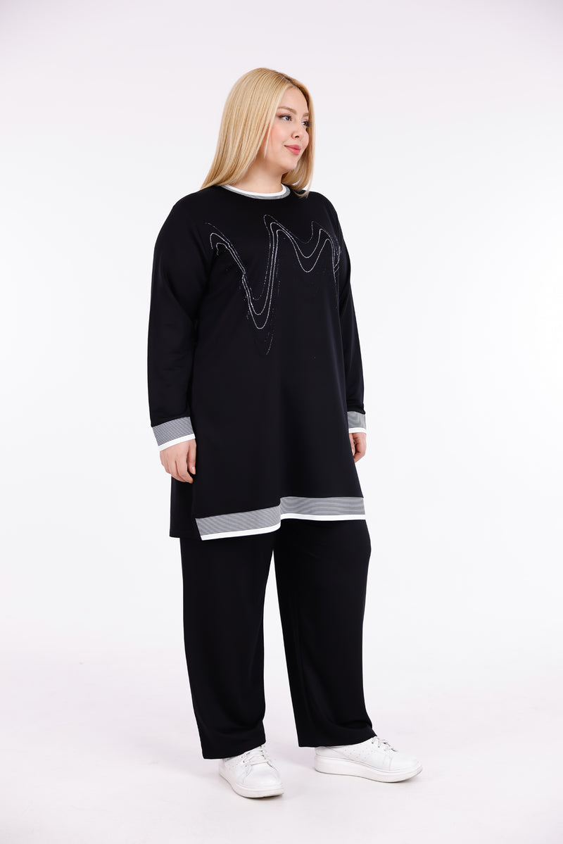 ADN Aliza Cotton Set Black