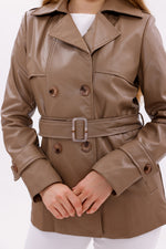 GLX Faux Leader Jacket Mink