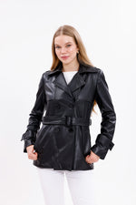 GLX Faux Leader Jacket Black