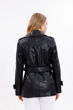 GLX Faux Leader Jacket Black