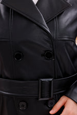 GLX Faux Leader Jacket Black