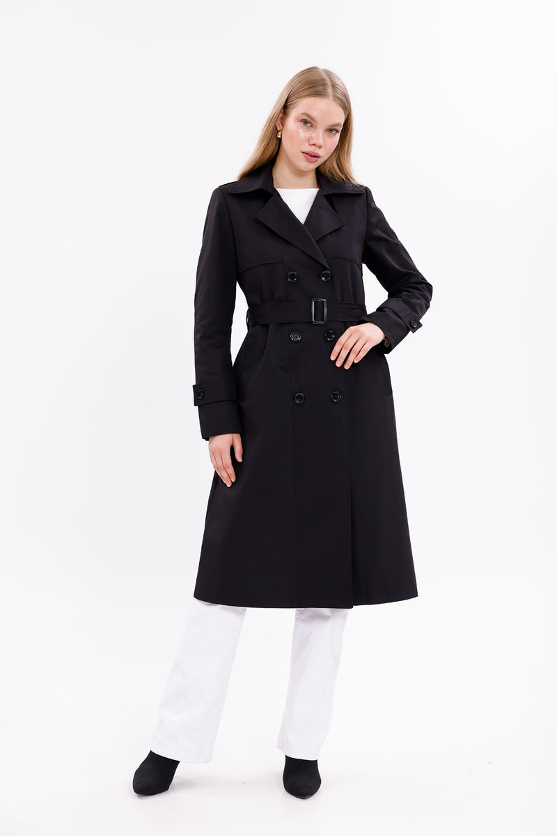 GLX Felix Trenchcoat  Black