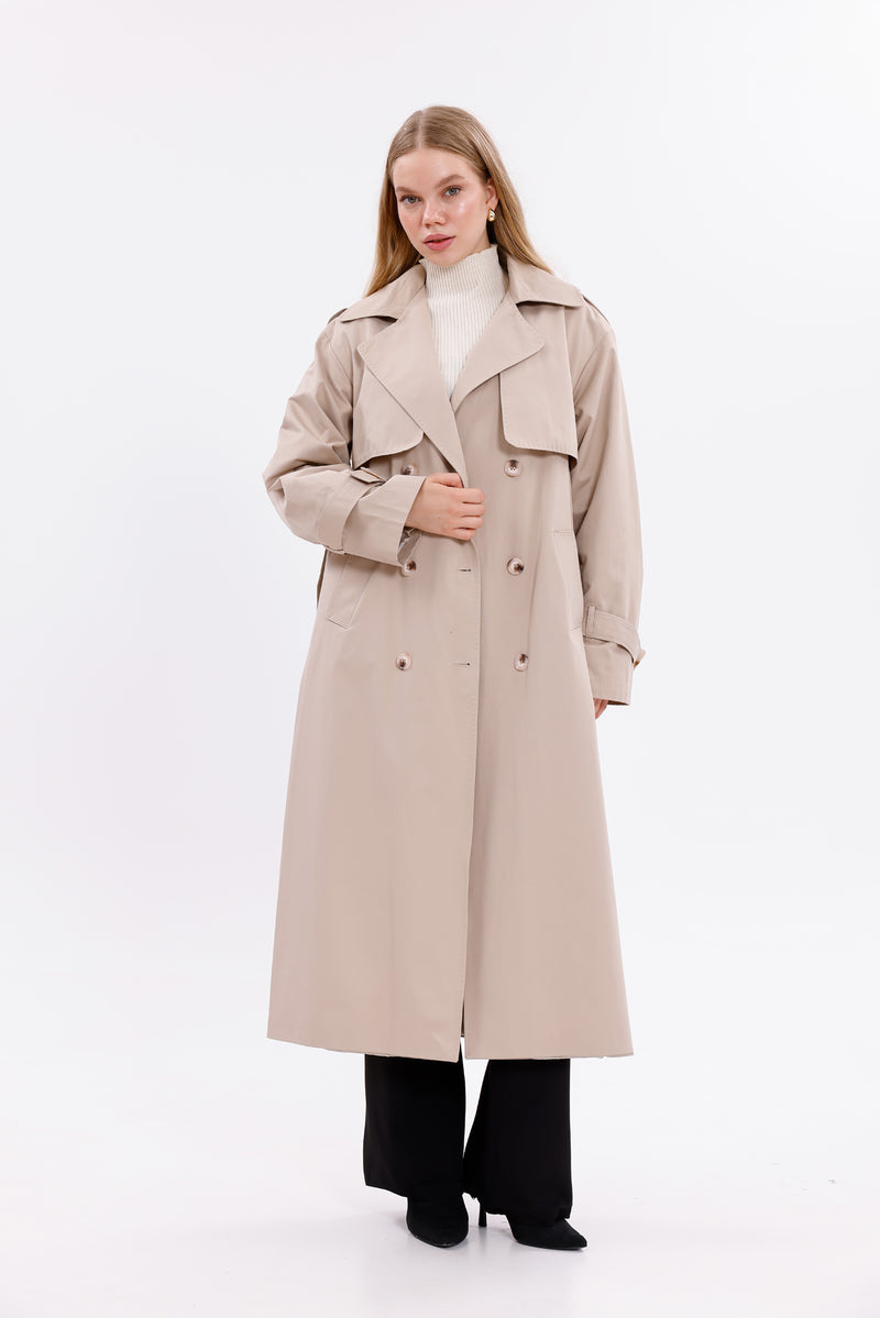 GLX  Regular Trenchcoat Beige