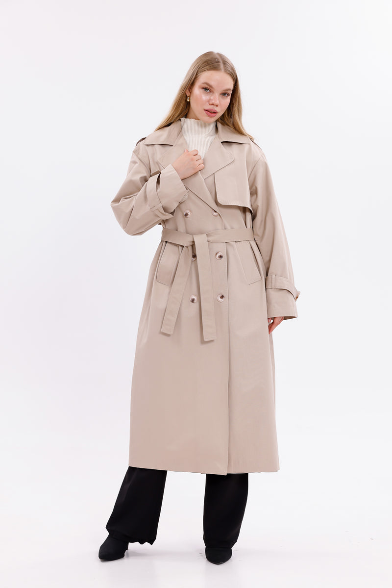 GLX  Regular Trenchcoat Beige