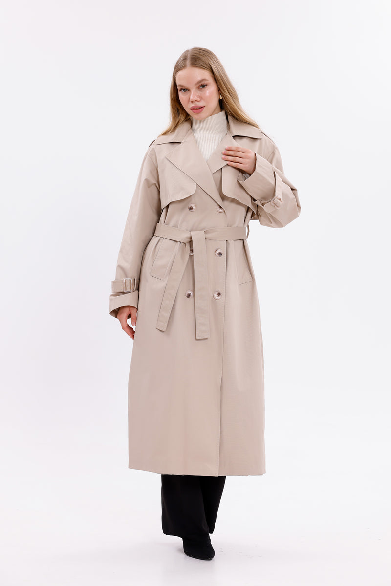 GLX  Regular Trenchcoat Beige