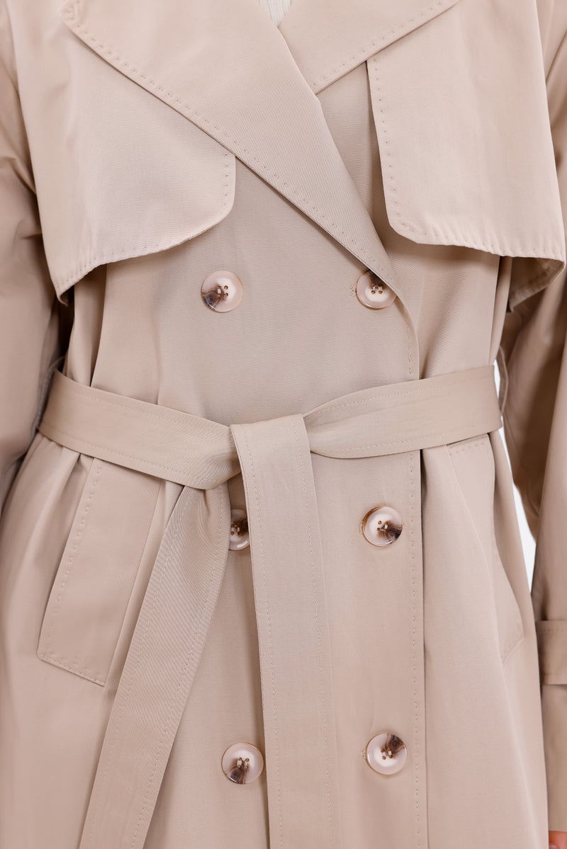 GLX  Regular Trenchcoat Beige