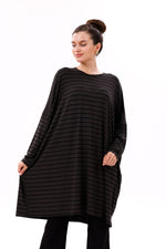 AFL Striped Tunic Khaki