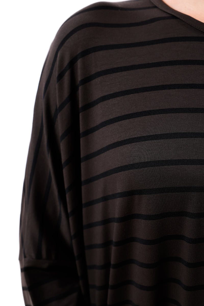 AFL Striped Tunic Khaki