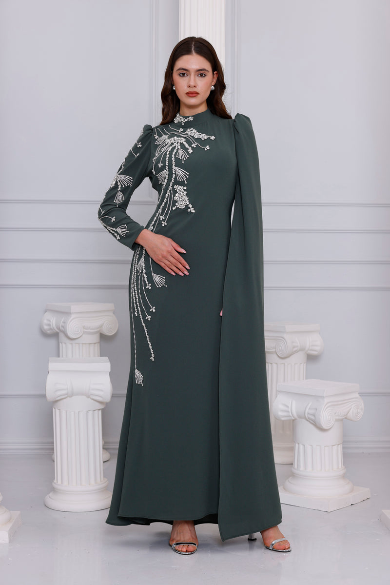 IPC Maia Special Occasion Dress Green