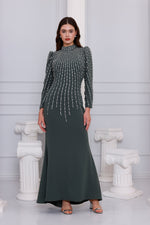 IPC Mehlika Special Occasion Dress Khaki