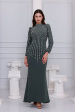 IPC Mehlika Special Occasion Dress Khaki