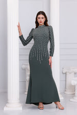 IPC Mehlika Special Occasion Dress Khaki