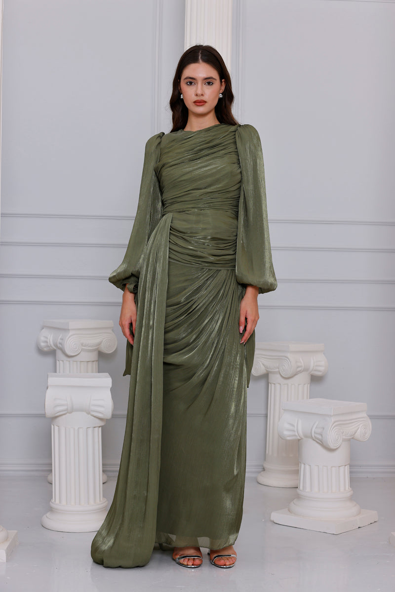 DMN Diamond Dress Green