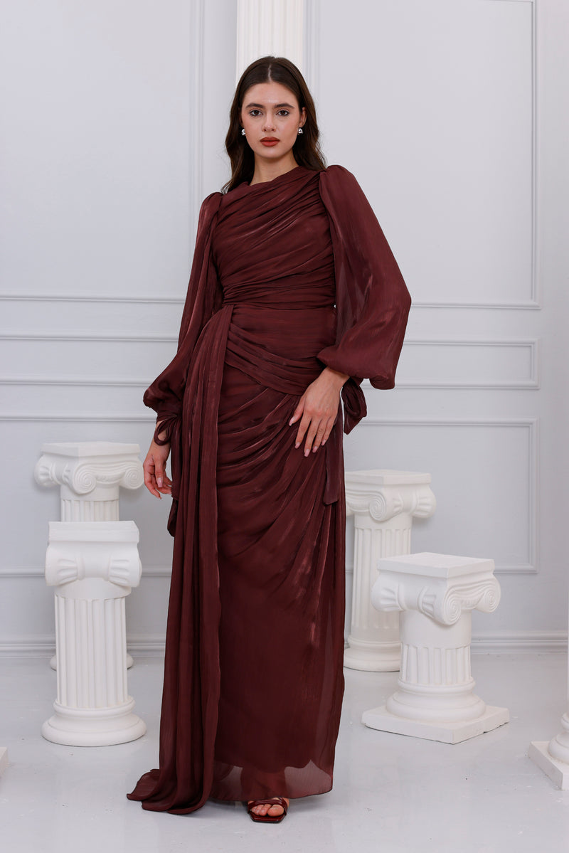 DMN Diamond Dress Dark Brown