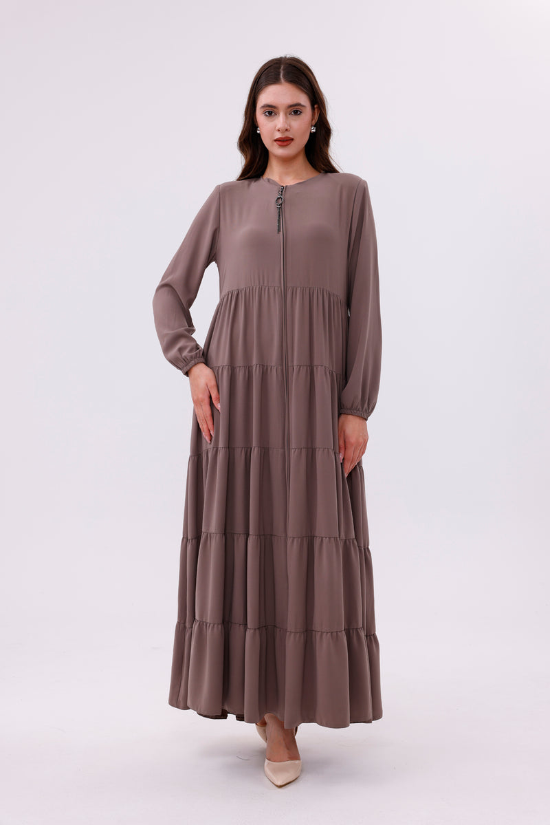 MUS Zehlisah Abaya Beige