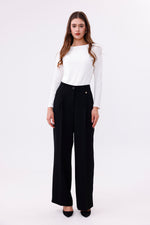 SZ Yandex Pleted Wide Pants Black