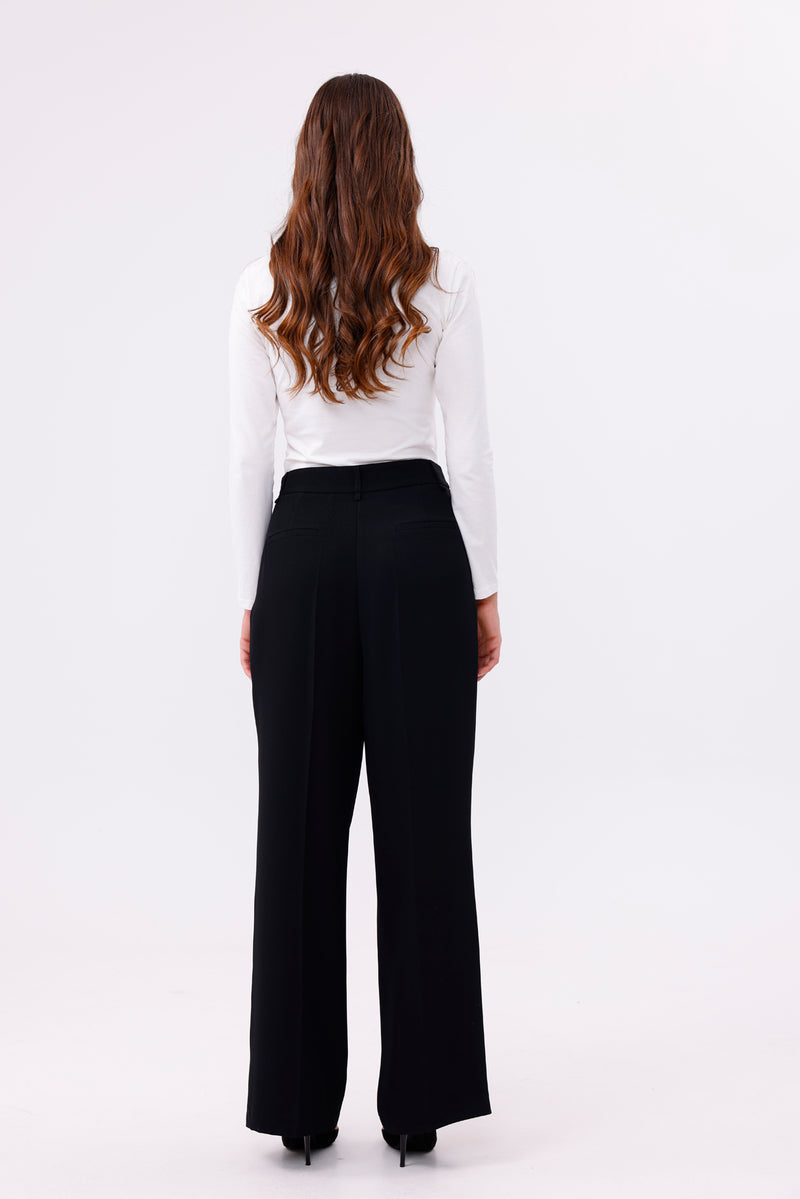 SZ Yandex Pleted Wide Pants Black