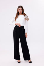 SZ Yandex Pleted Wide Pants Black