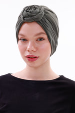 QF 1800 Handmade Turban Khaki