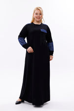 MSB Rami Garnished Dress Black
