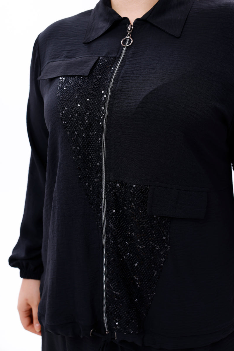 MSB Robbin Sequin Set Black