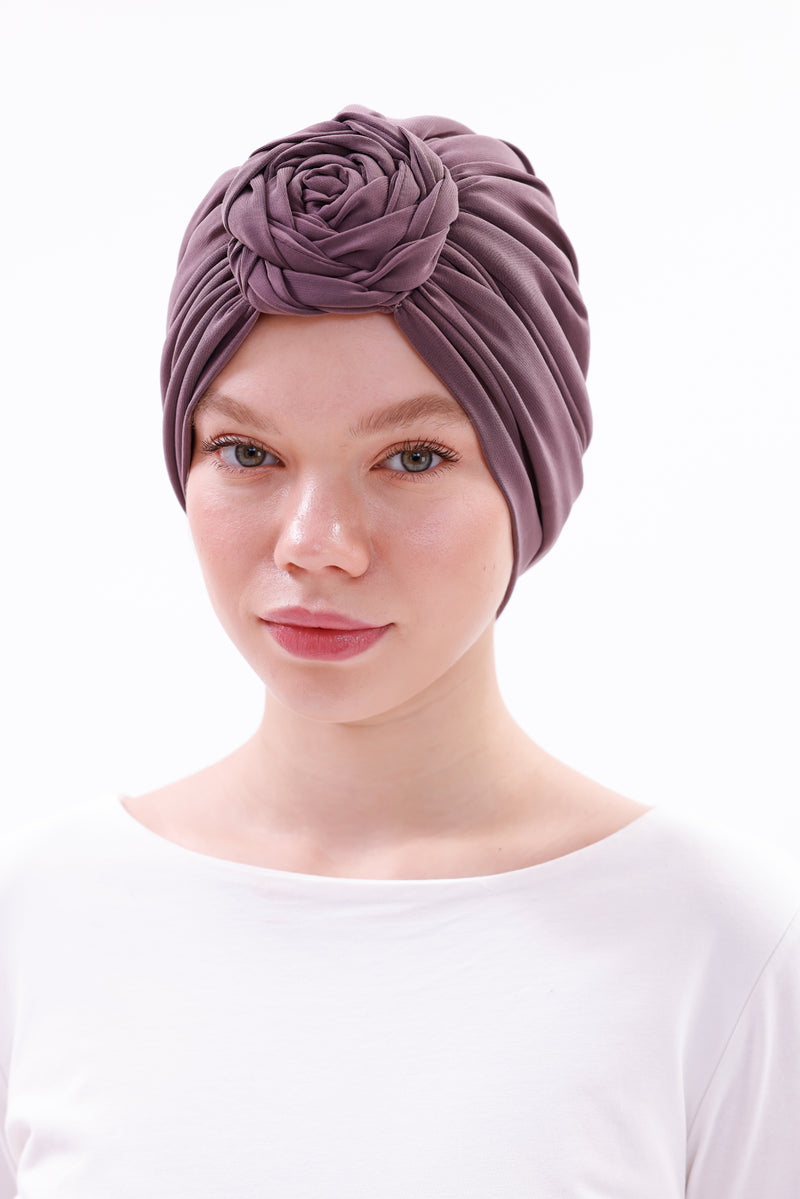 QF 1816 Handmade Turban Dried Rose