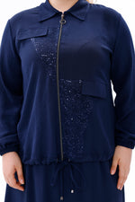 MSB Robbin Sequin Set Navy Blue