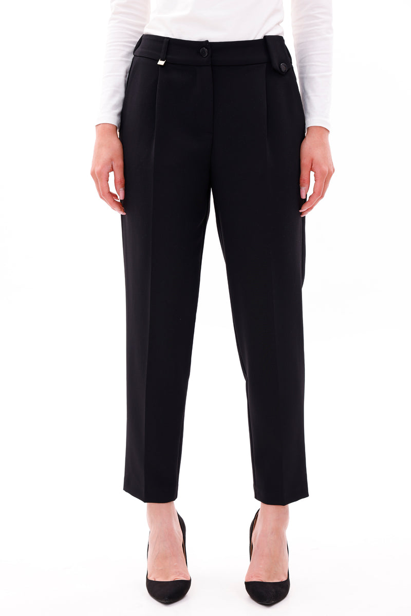 SZ Sofia Corsage Epaulet Pants Black
