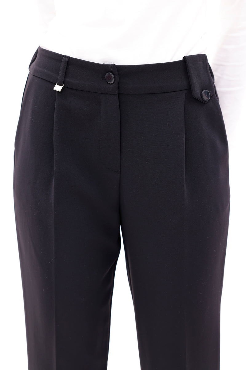 SZ Sofia Corsage Epaulet Pants Black