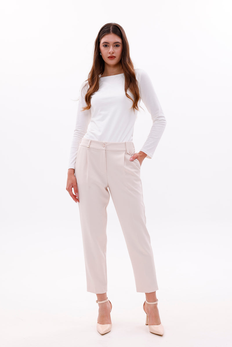 SZ Sofia Corsage Epaulet Beige