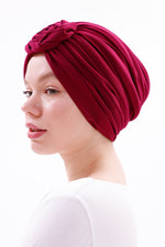 QF 1816 Handmade Turban Fuchia