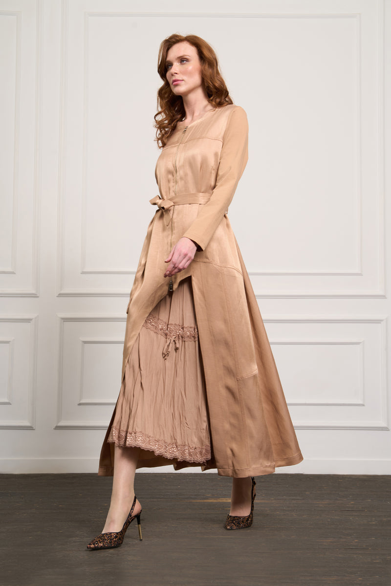 MissWhence  37806 2 Pc Dress Camel