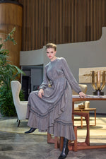 MissWhence 38806 Silk Dress Gray