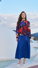 MissWhence 33905 Skirt Sax Blue