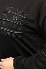 MSB Packet Detailed Tunic Black