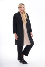 DL Quilted Cardigan Black