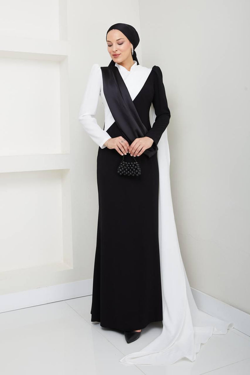 IPC Eleanor Special Occasion Dress Black&White