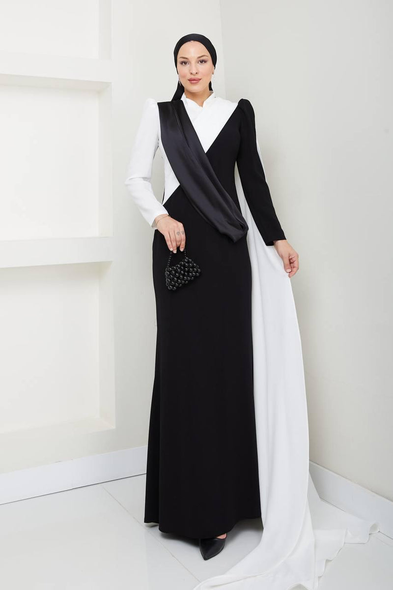IPC Eleanor Special Occasion Dress Black&White