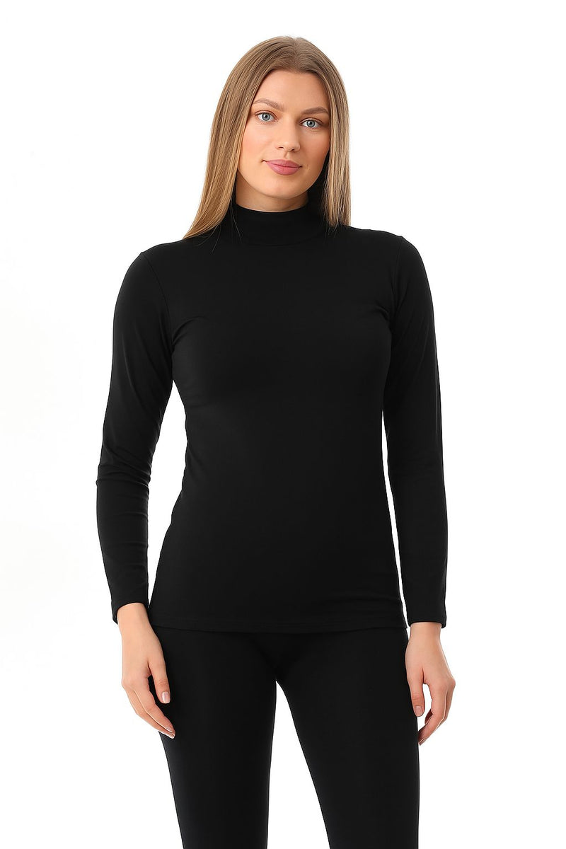 GND Crew Neck Long Sleeve Body Black
