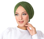 QF 1816 Handmade Turban Grass Green