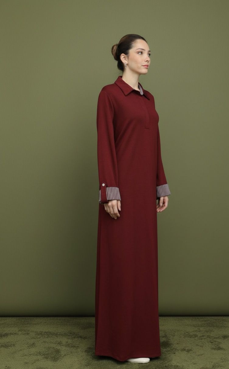 PN Wilma Dress Burgundy