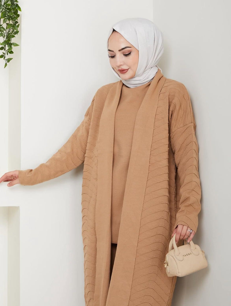ZYF Algin 3 Pc Winter Set Camel