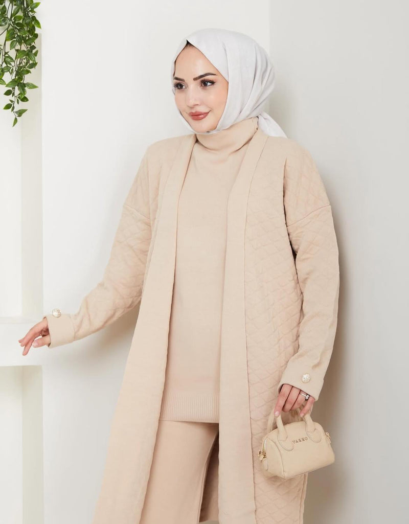 ZYF Dildade 3 Pc Winter Set Beige