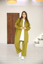 CML 3 Piece Tracksuit Oil Green